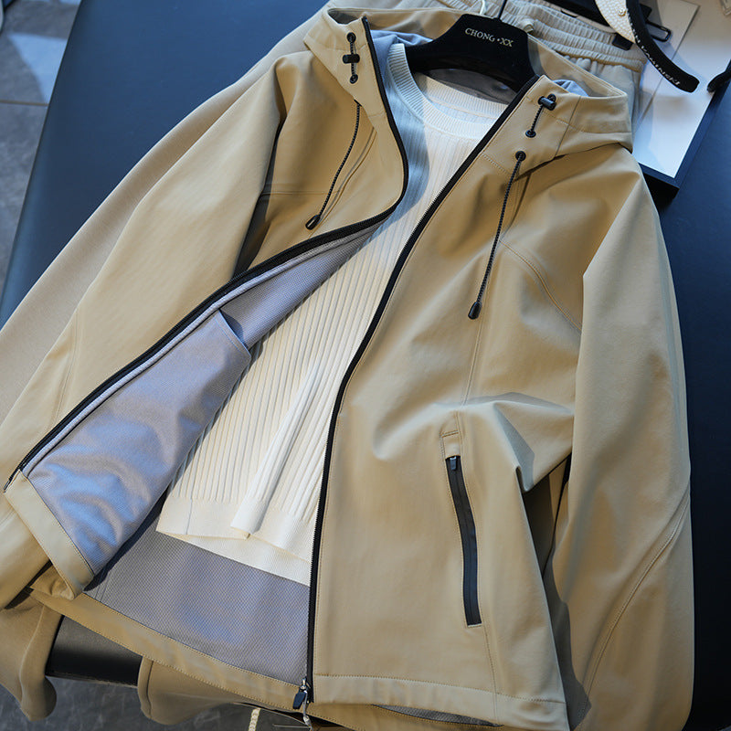 Damen Modische Übergangsjacke mit Stehkragen und praktischen Taschen Drune