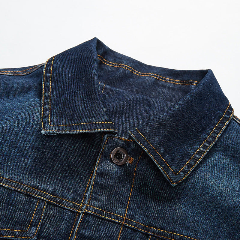 Herren Modische Jeansjacke Drune
