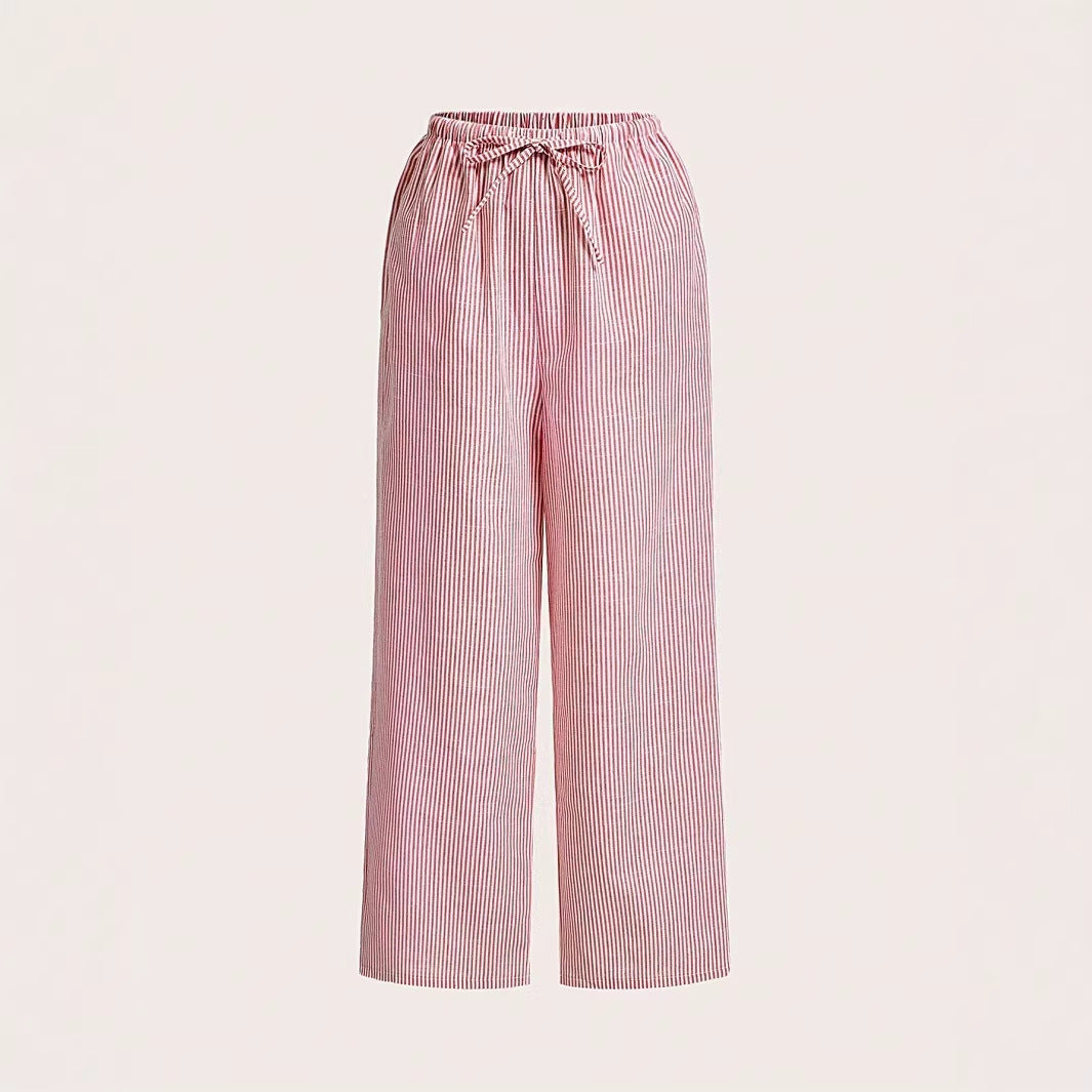Damen lässige Freizeithose mit Gürtel Drune