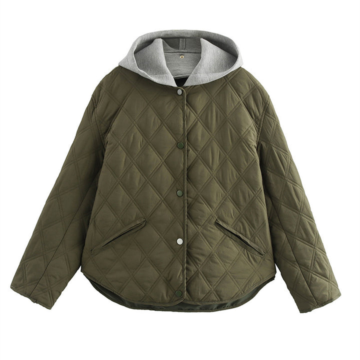 Damen Steppjacke mit herausnehmbarer Kapuze Drune