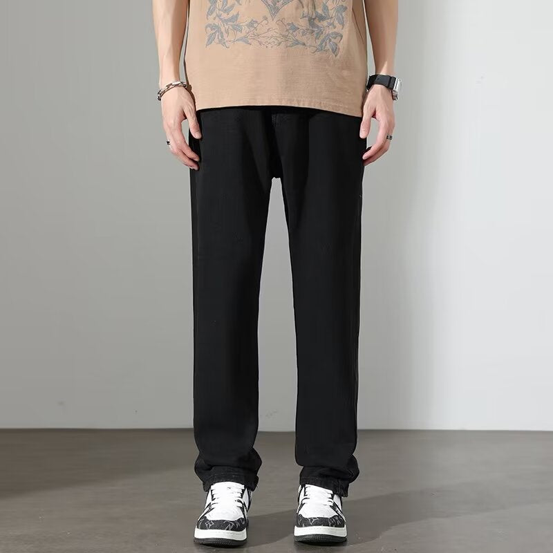 Herren Bequeme Relaxed Fit Jeans Drune