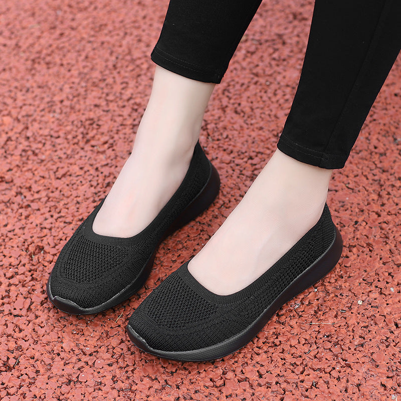 Damen atmungsaktive Slip-On Sneakers mit Adaptive Fit Technologie Drune