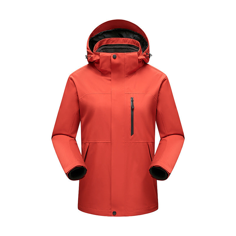 Herren Wasserabweisender Winterparka mit abnehmbarer Kapuze und getapten Nähten Drune