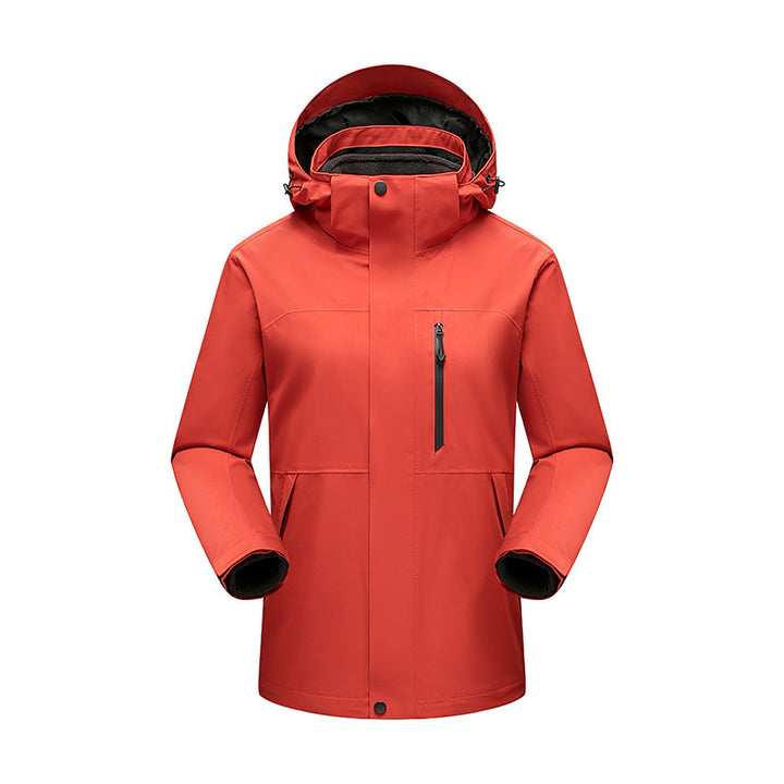 Herren Wasserabweisender Winterparka mit abnehmbarer Kapuze und getapten Nähten Drune