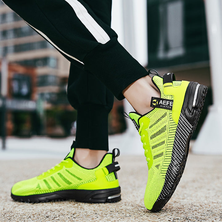 Unisex atmungsaktive Strick-Performance-Sneaker mit gepolsterter Air‑Zwischensohle Drune