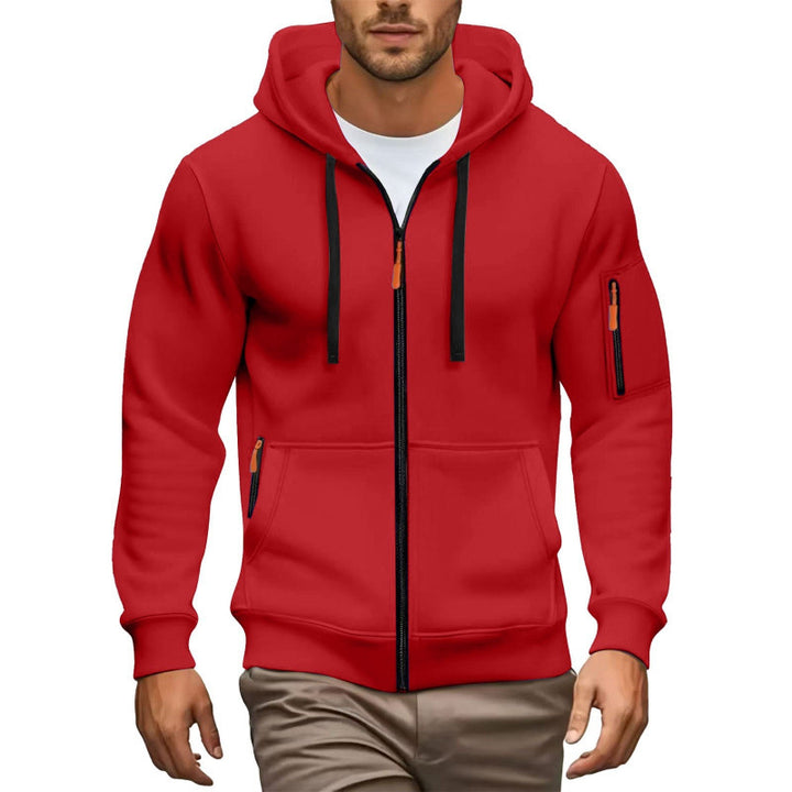 Herren Hochwertiger Zip-Hoodie Drune