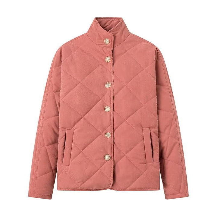 Damen Steppjacke mit modischem Stehkragen und praktischen Taschen Drune
