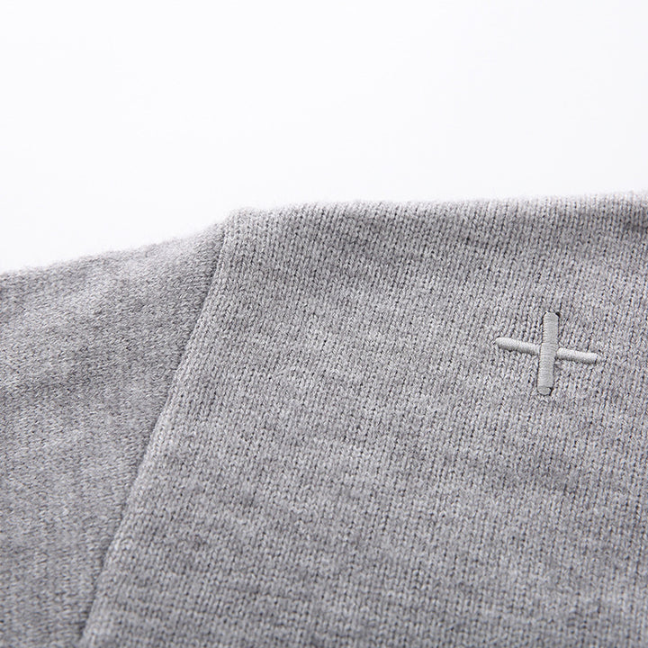 Damen Bequemer Strickpullover mit Knopfleiste Drune