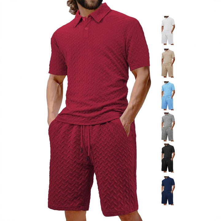 Herren Polo-Shirt und Short Set Drune