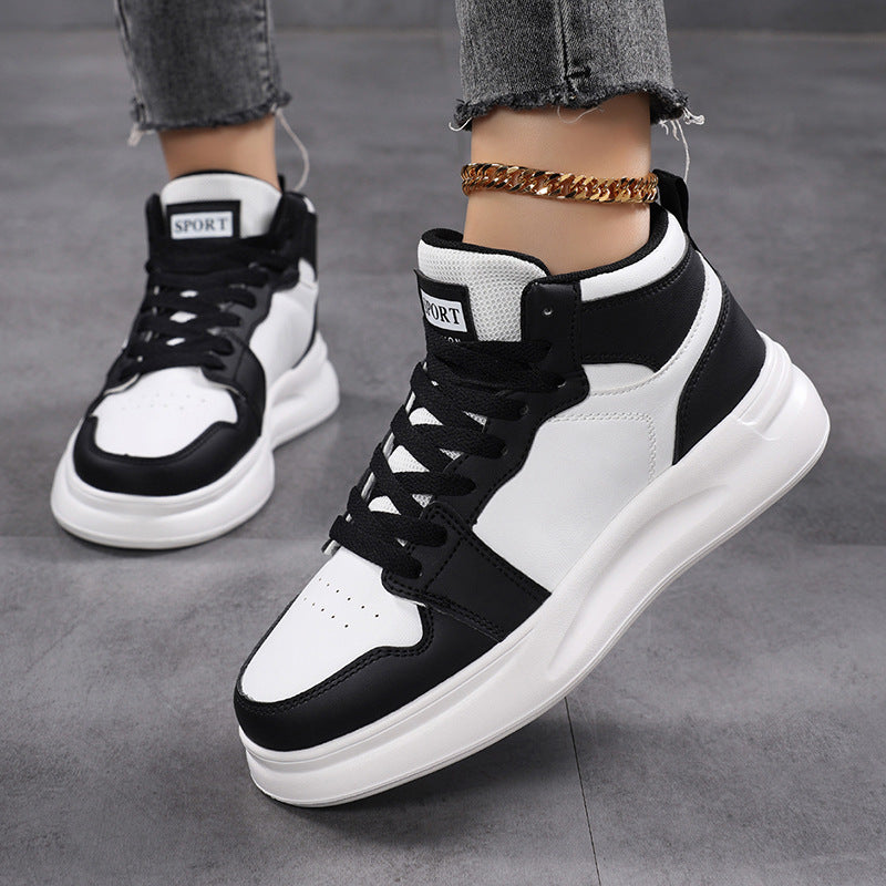 Damen Sportliche High-Top Sneaker mit atmungsaktivem Obermaterial Drune