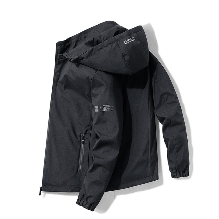Herren Wetterfeste Outdoorjacke mit verstellbarer Kapuze Drune 1787797862