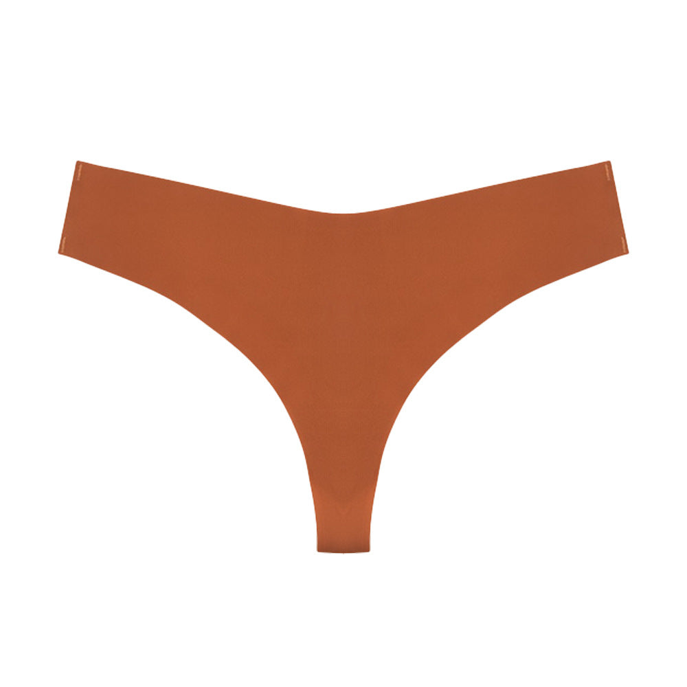 Damen Hochgeschnittener Tanga aus elastischer Mikrofaser mit nahtloser Verarbeitung Drune