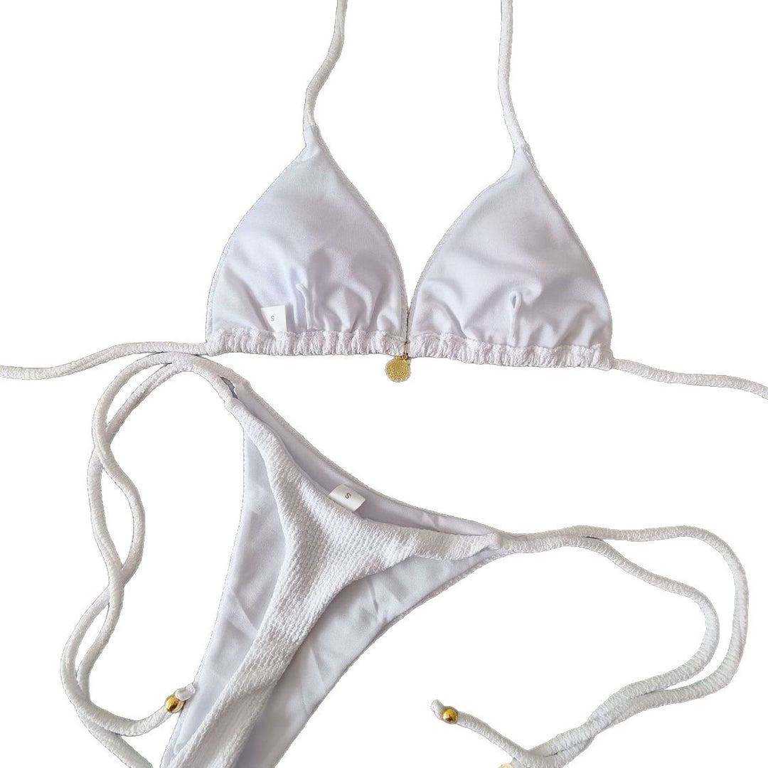 Damen Triangel-Bikini mit raffinierten Details Drune