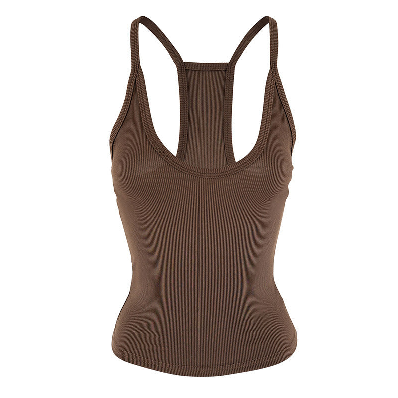 Damen Sportliches Stretch-Top mit schlanker Passform Drune
