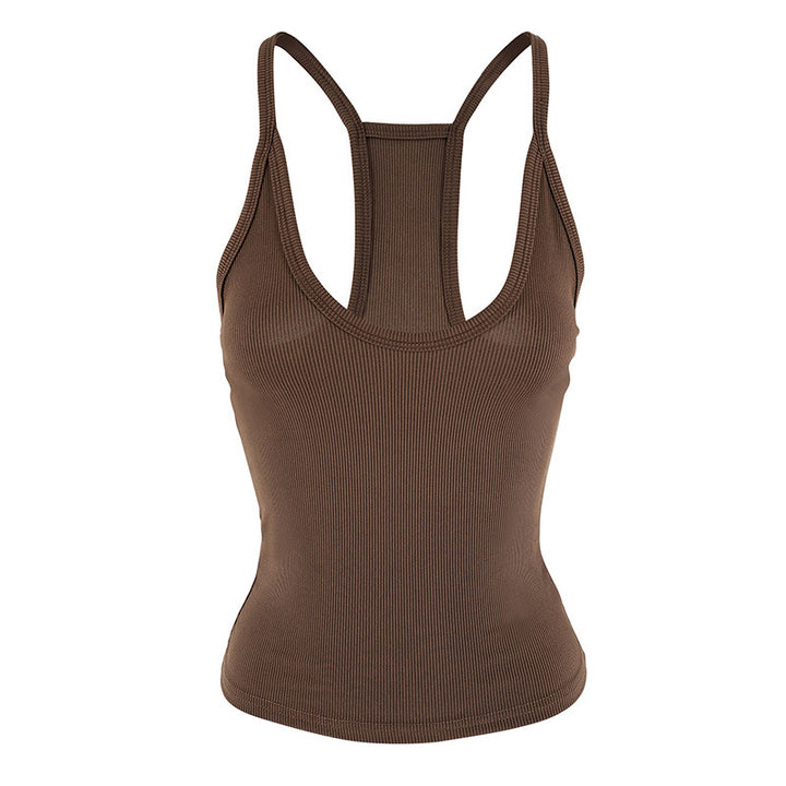 Damen Sportliches Stretch-Top mit schlanker Passform Drune