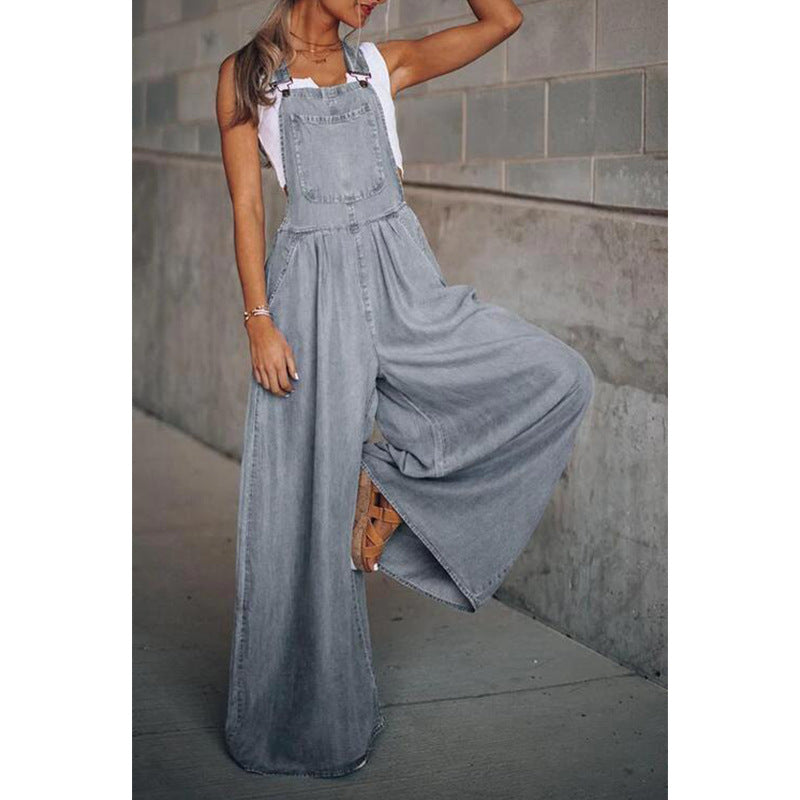 Drune | Damen Denim Overall