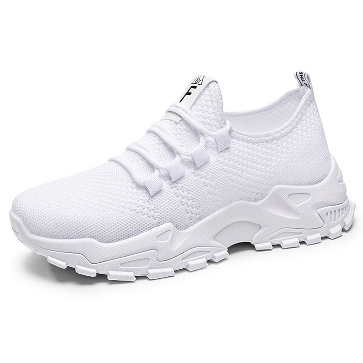 Damen nan atmungsaktive Strick-Slip-On Sneaker mit sockenähnlichem Schaft und profiliertem Plateau-Absatz Drune