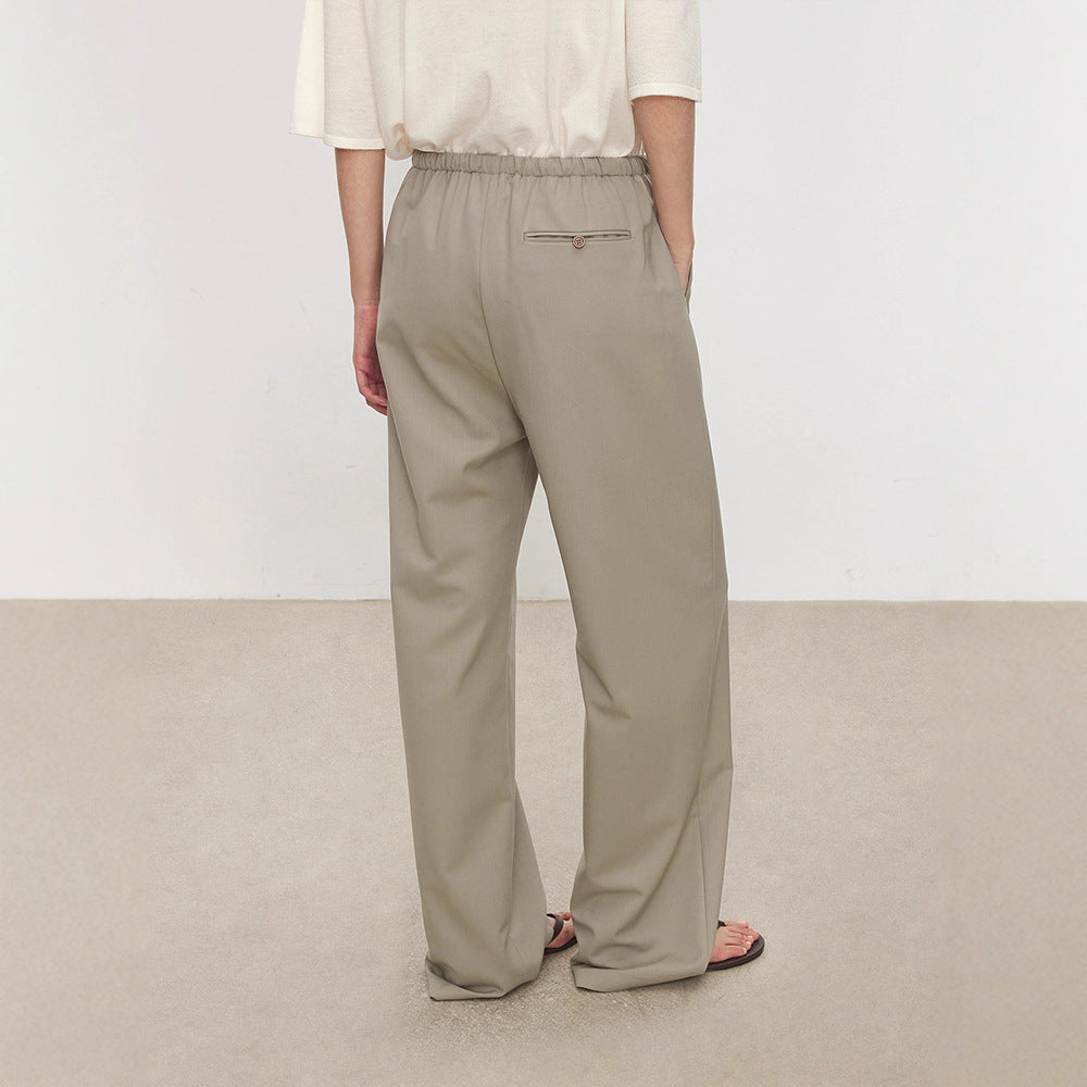 Damen elegante und weit geschnittene Freizeithose Drune