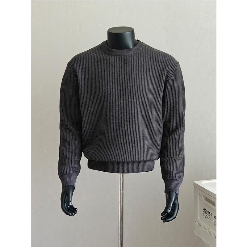 Damen Modischer Grobstrickpullover Drune
