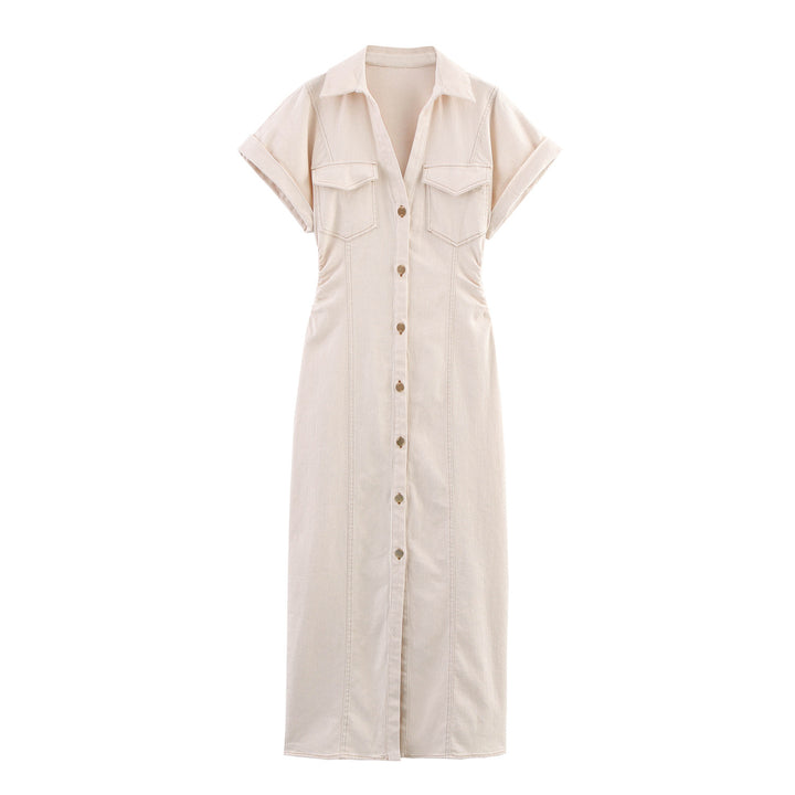 Femme Utility Shirt Kleid Drune