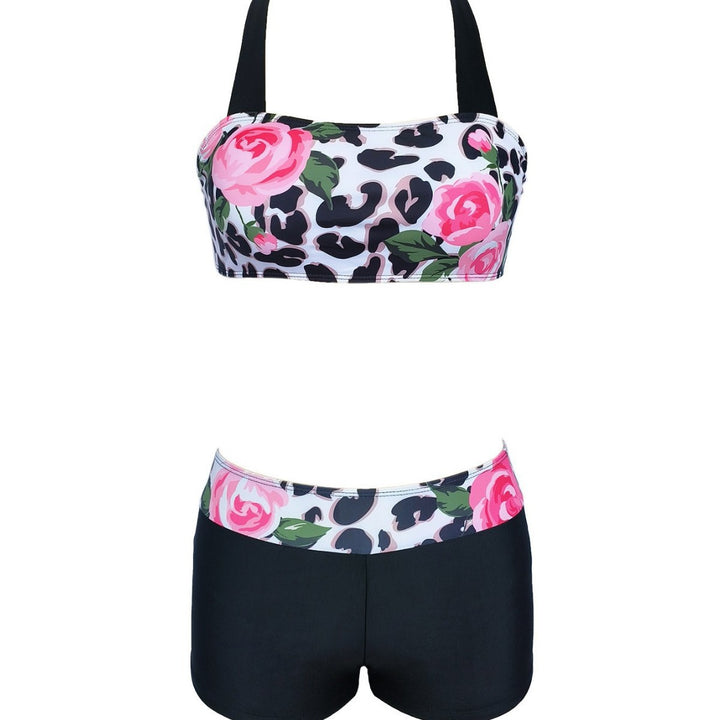 Damen Sport-Bikini-Set mit grafischem Sternen-Design Drune