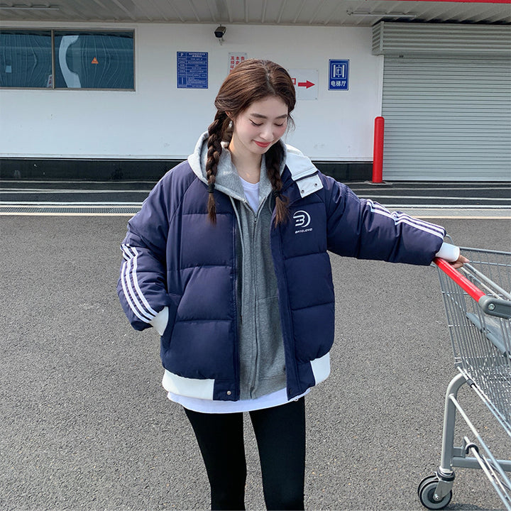 Damen Insulated Steppjacke mit hohem Kragen und seitlichen Taschen Drune