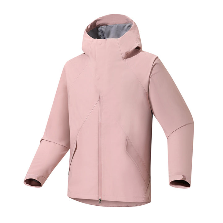 Herren Urbaner Softshell-Trekkingparka mit nahtversiegelter Wetterschutzmembran und anatomischer Kapuze Drune
