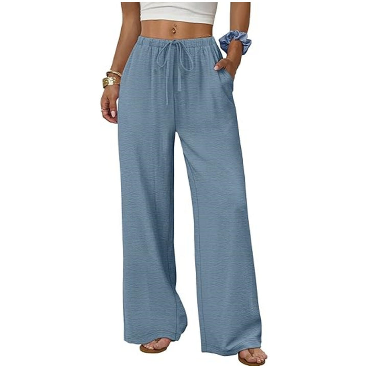 Damen Weite Loungewear-Hose mit Tunnelzug Drune