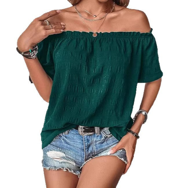 Damen Off-Shoulder Bluse Drune