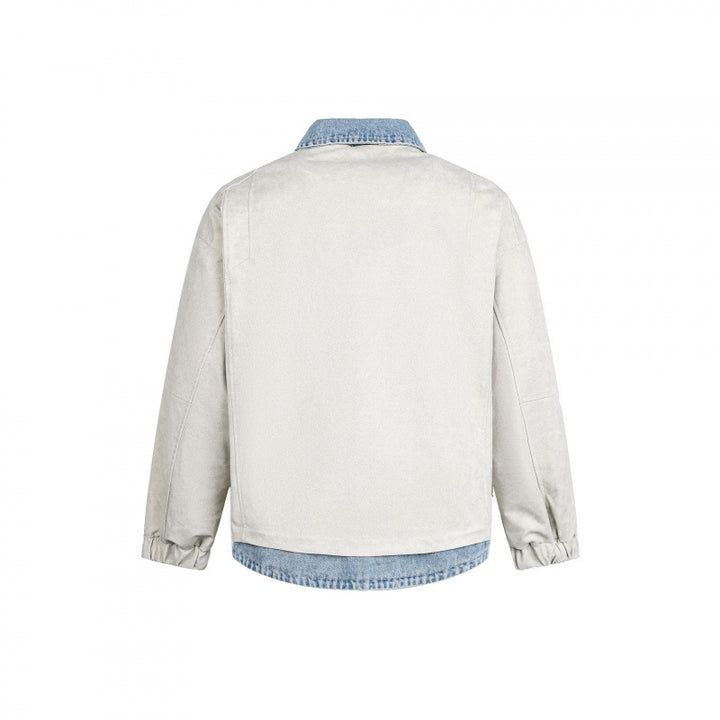 Herren Lagenjacke mit Velourslederoptik und integriertem Jeansfutter Drune