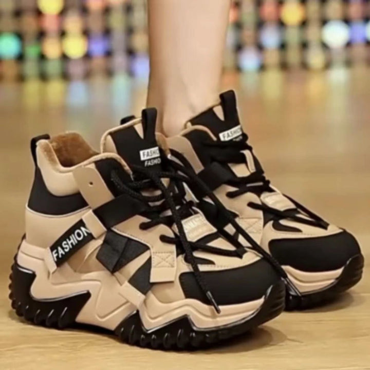 Damen trendige High-Top Sneakers Drune