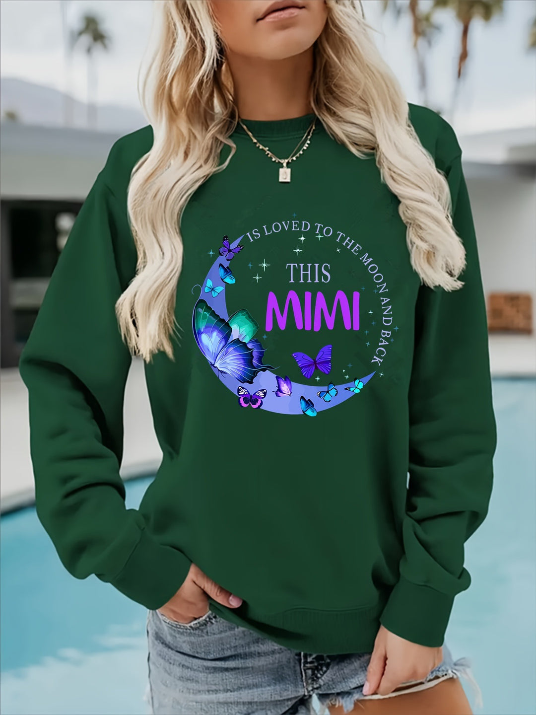 Damen Grafischer Sweatshirt Drune