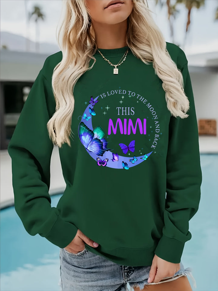 Damen Grafischer Sweatshirt Drune