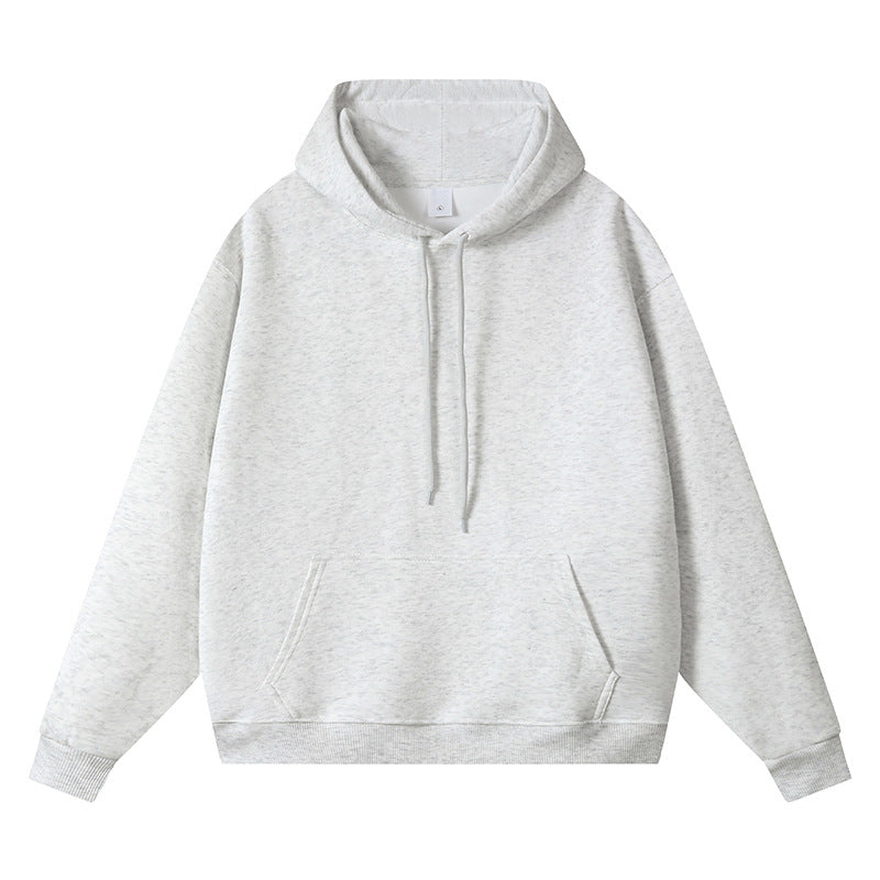 Unisex Oversize-Kapuzenpullover mit Kängurutasche und Rippbündchen Drune
