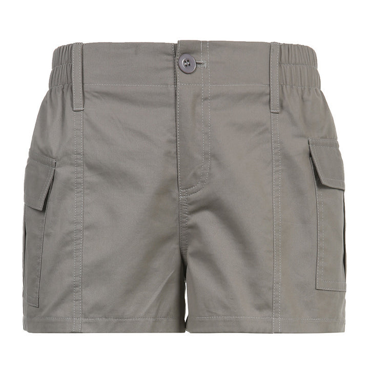 Damen Cargo-Shorts mit elastischem Bund und praktischen Seitentaschen Drune