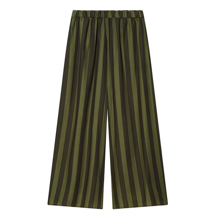 Damen elegante, weite Hose im modernen Streifenlook Drune