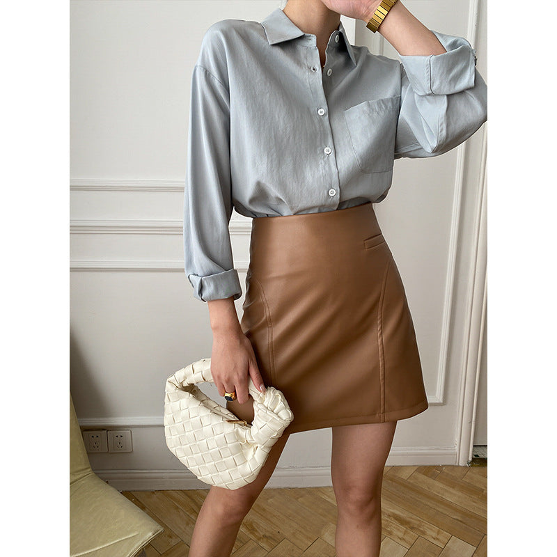 Damen Elegante und luftige Bluse mit Knopfdetails Drune