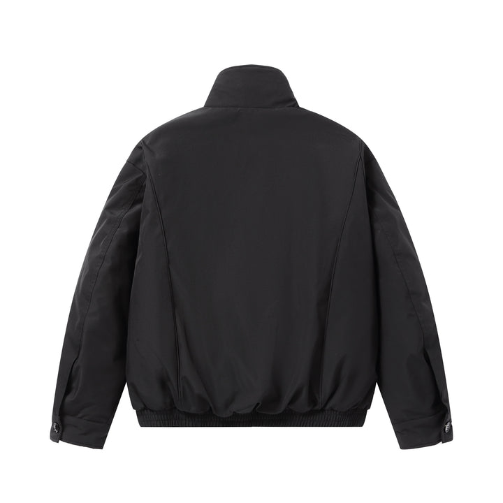 Herren Kurz geschnittene Thermobomberjacke mit hohem Teddykragen Drune