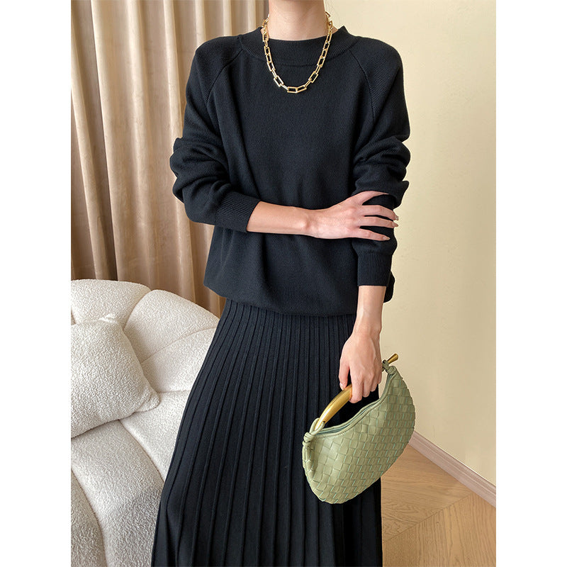 Damen Strickpullover mit oversized Schnitt und eleganter Rippenstruktur Drune