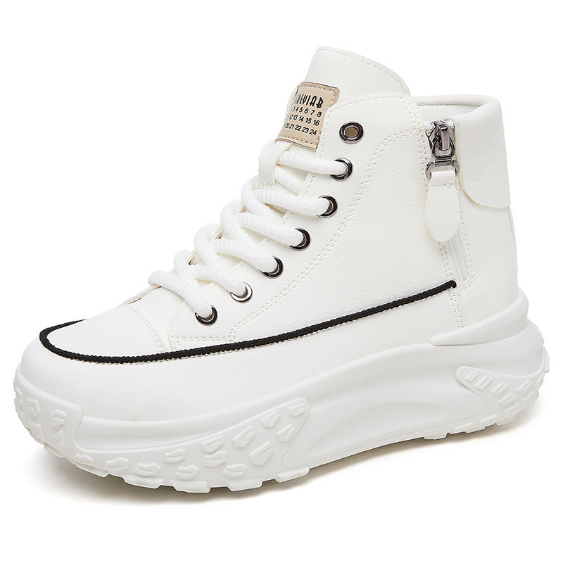 Damen High-Top Sneakers mit wasserabweisender Oberfläche und rutschfester Sohle Drune