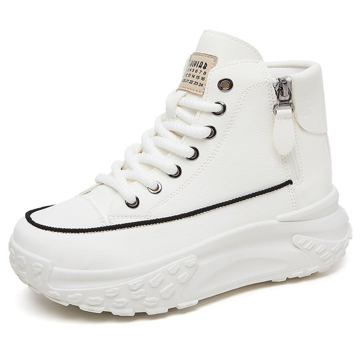 Damen High-Top Sneakers mit wasserabweisender Oberfläche und rutschfester Sohle Drune