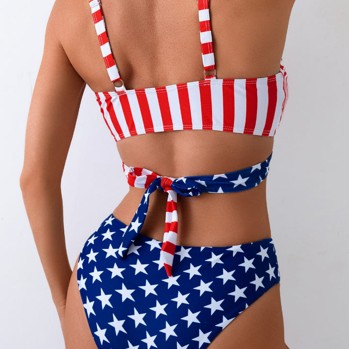 Damen Triangel-Bikini mit innovativem Wickel-Design Drune