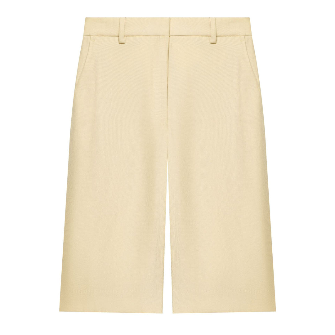Damen Hochtaillierte Culottehose mit schmalem Bund, seitlichen Eingrifftaschen und mittiger Naht Drune