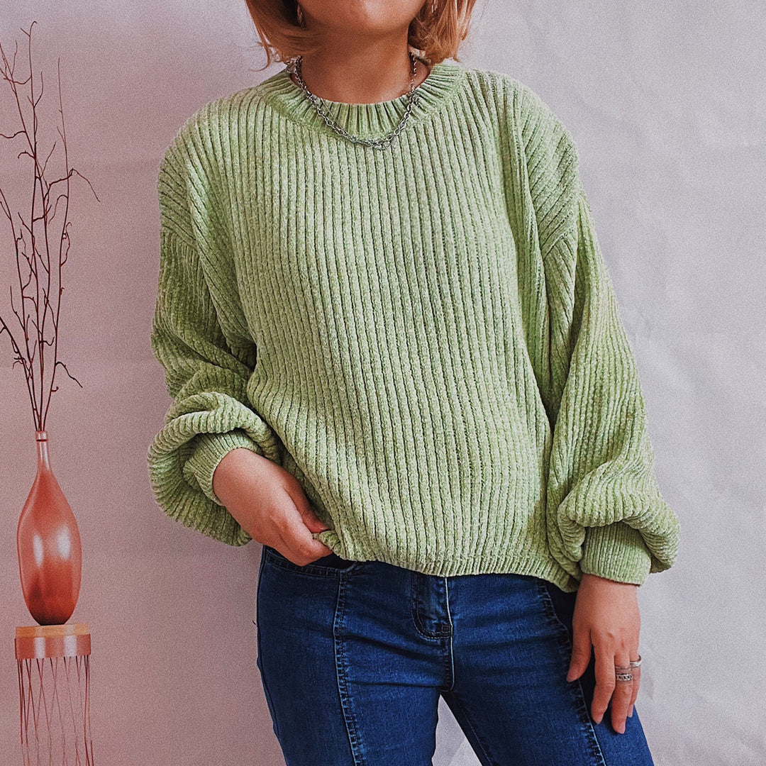 Damen Oversized Strickpullover Drune