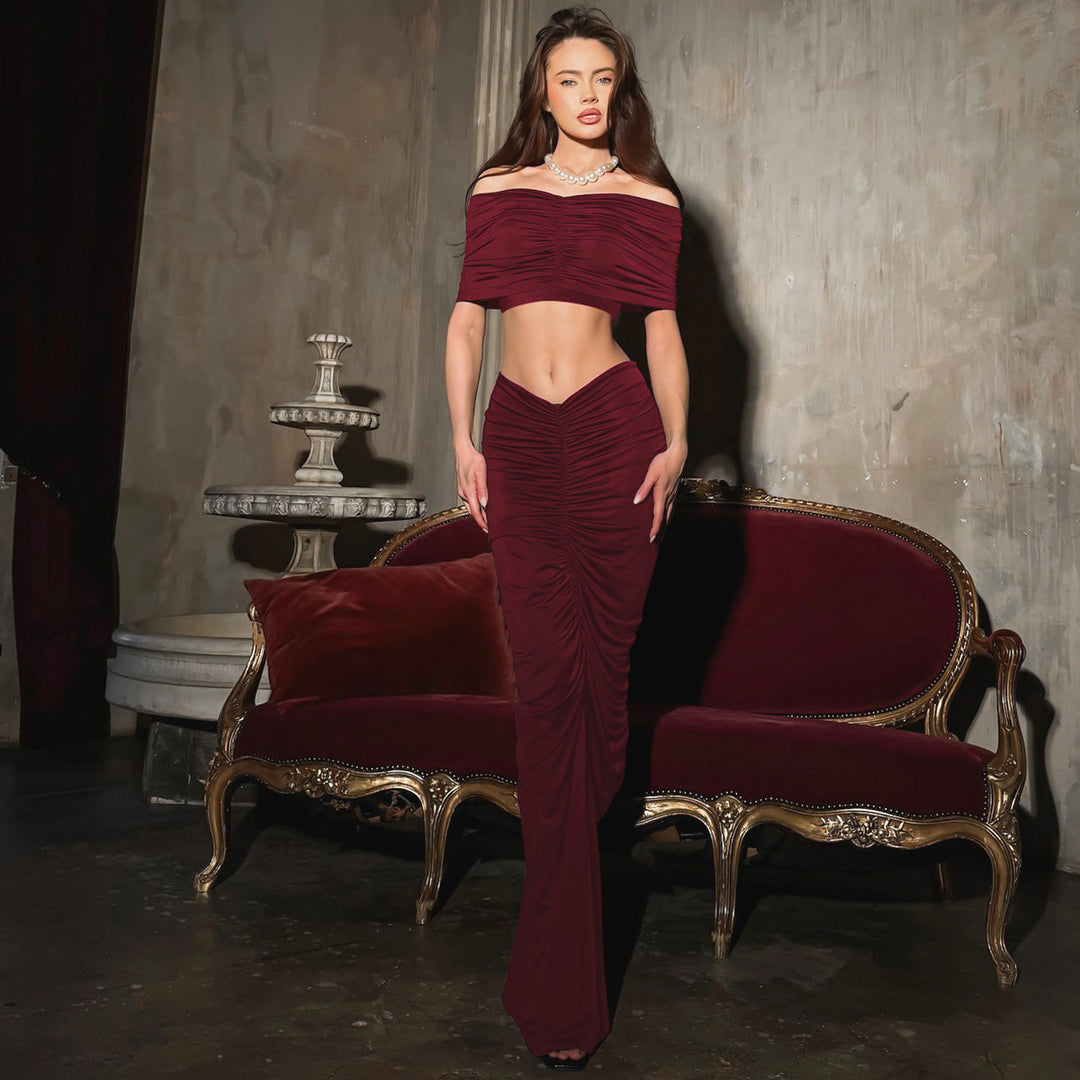 Damen Elegantes und figurbetontes Abendkleid Drune