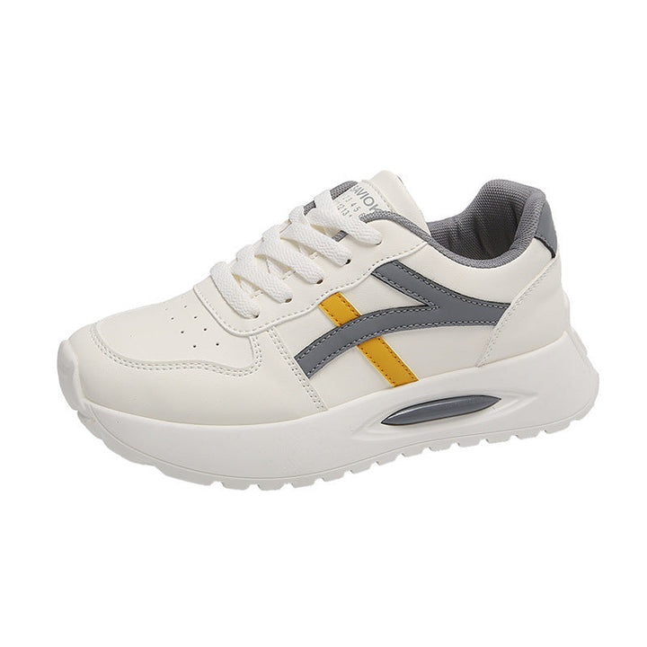Damen Sportliche Plattform-Sneaker mit atmungsaktivem Obermaterial und komfortabler Dämpfung Drune