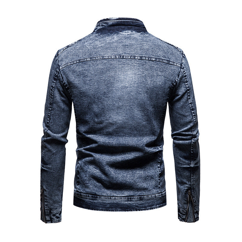 Herren Modische Jeansjacke Drune