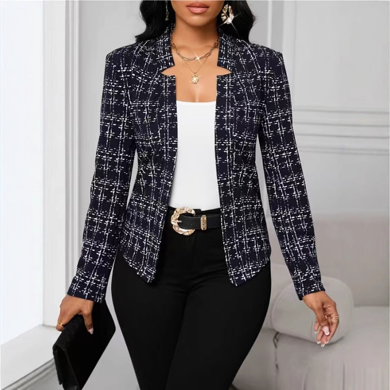 Damen raffinierte Business-Blazerjacke Drune