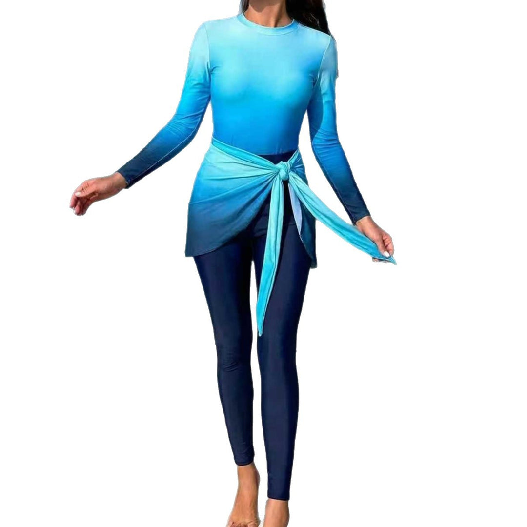Damen Modischer Surfanzug mit eleganten Wickeldetails Drune