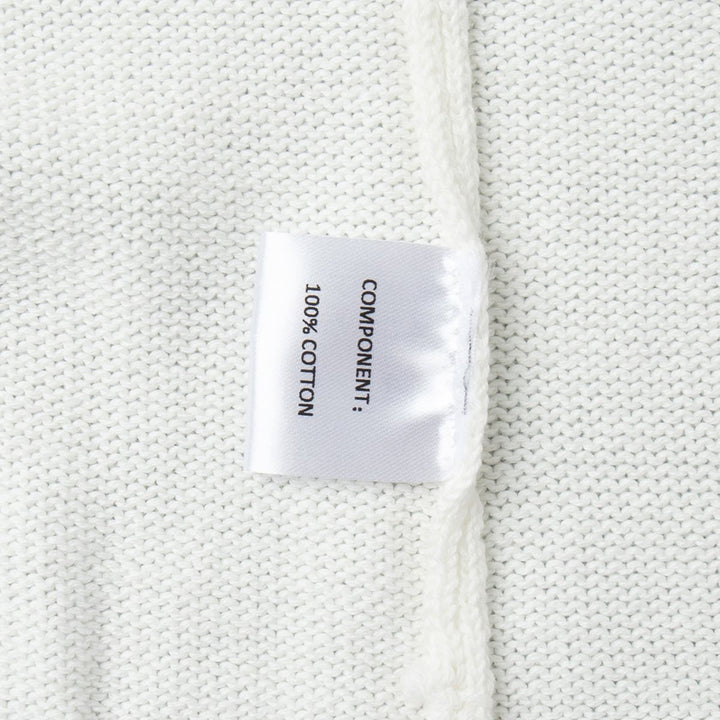 Damen Grobstrick-Kapuzenpullover aus reiner Baumwolle mit Kordelzug Drune